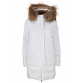 Yes Zee Chic Quilted Nylon Down Jacket with Fur Hood -   -  Yes Zee.